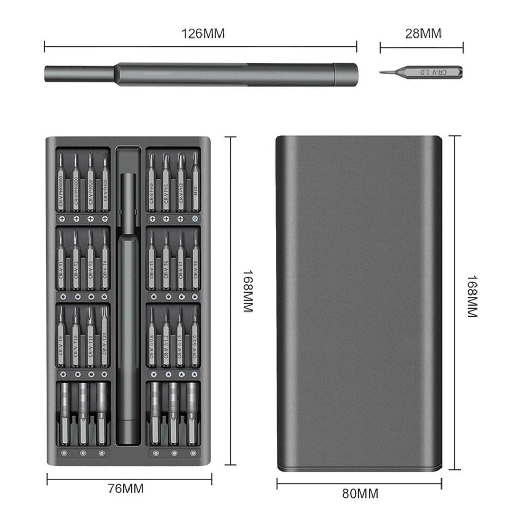 Precision 63-in-1 Magnetic Screwdriver Set for Repair and Maintenance - The Grand Bazaar of Australia
