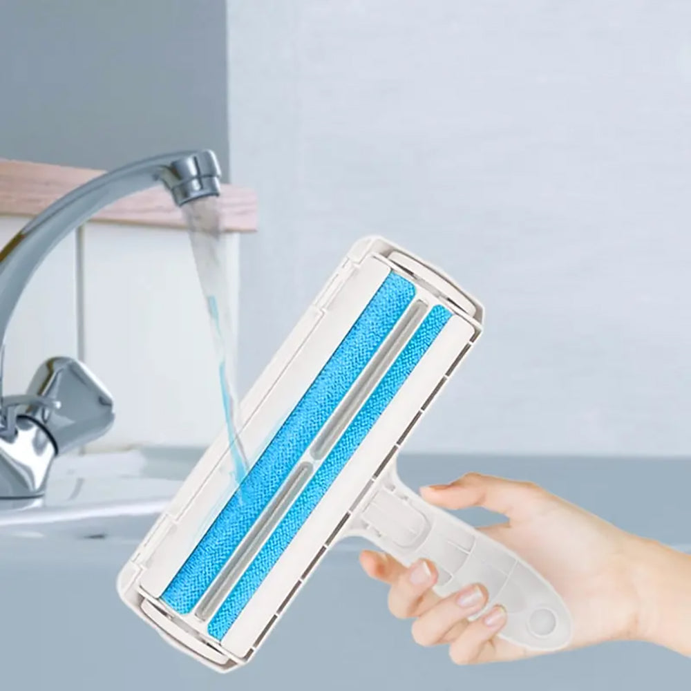 One-Handed Lint Removal Pet Hair Remover Roller - Blue - The Grand Bazaar of Australia