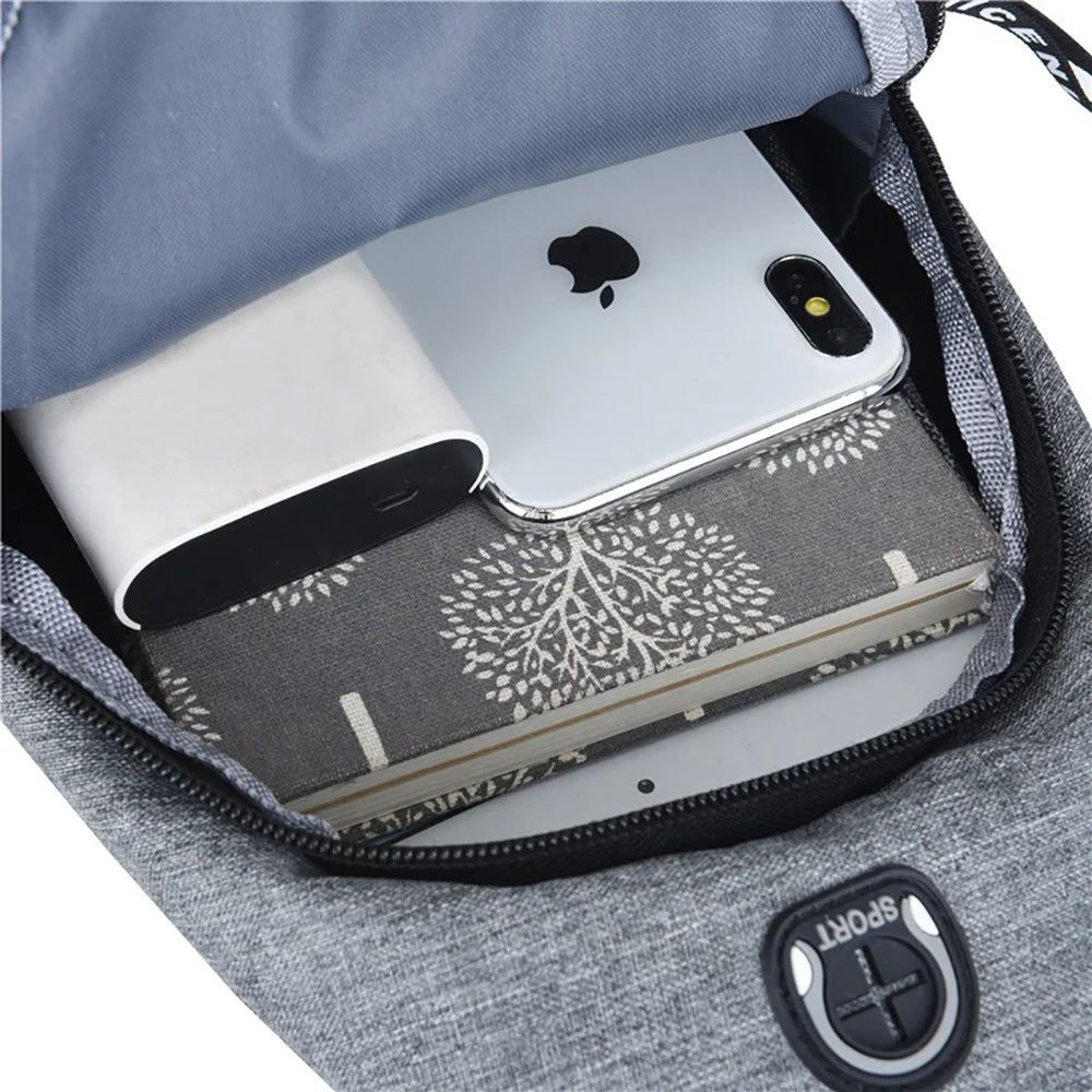 Men's Fashion Trend Oxford Cloth Casual Waterproof Messenger Shoulder Bag - The Grand Bazaar of Australia