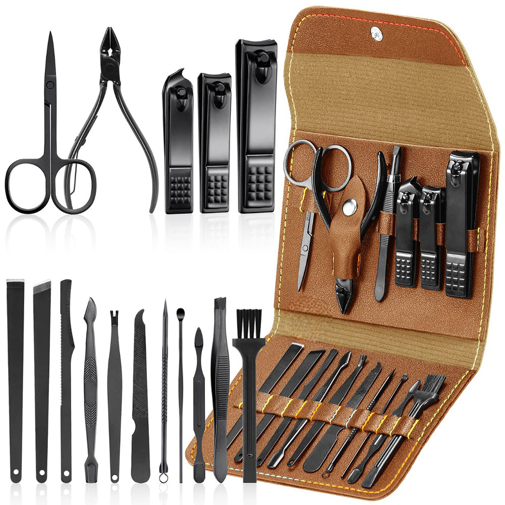 4/16pcs High-quality Steel Professional Nail Cutters Tools with Travel Case Kit - The Grand Bazaar of Australia