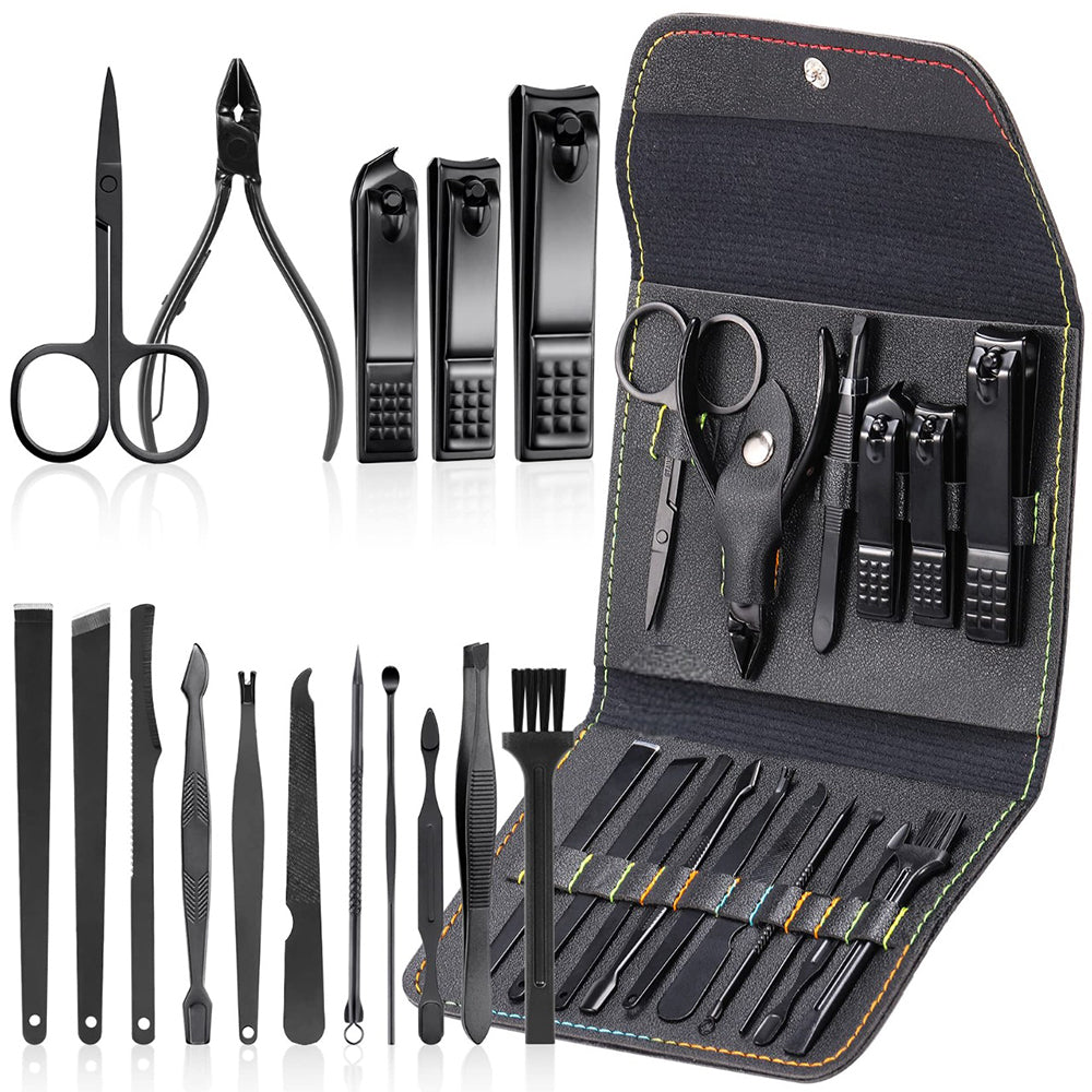 4/16pcs High-quality Steel Professional Nail Cutters Tools with Travel Case Kit - The Grand Bazaar of Australia