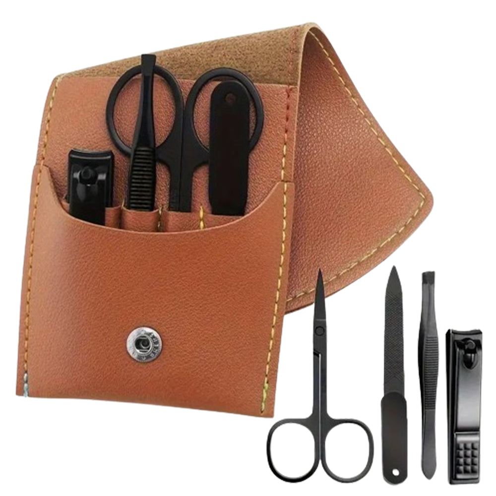 4/16pcs High-quality Steel Professional Nail Cutters Tools with Travel Case Kit - The Grand Bazaar of Australia