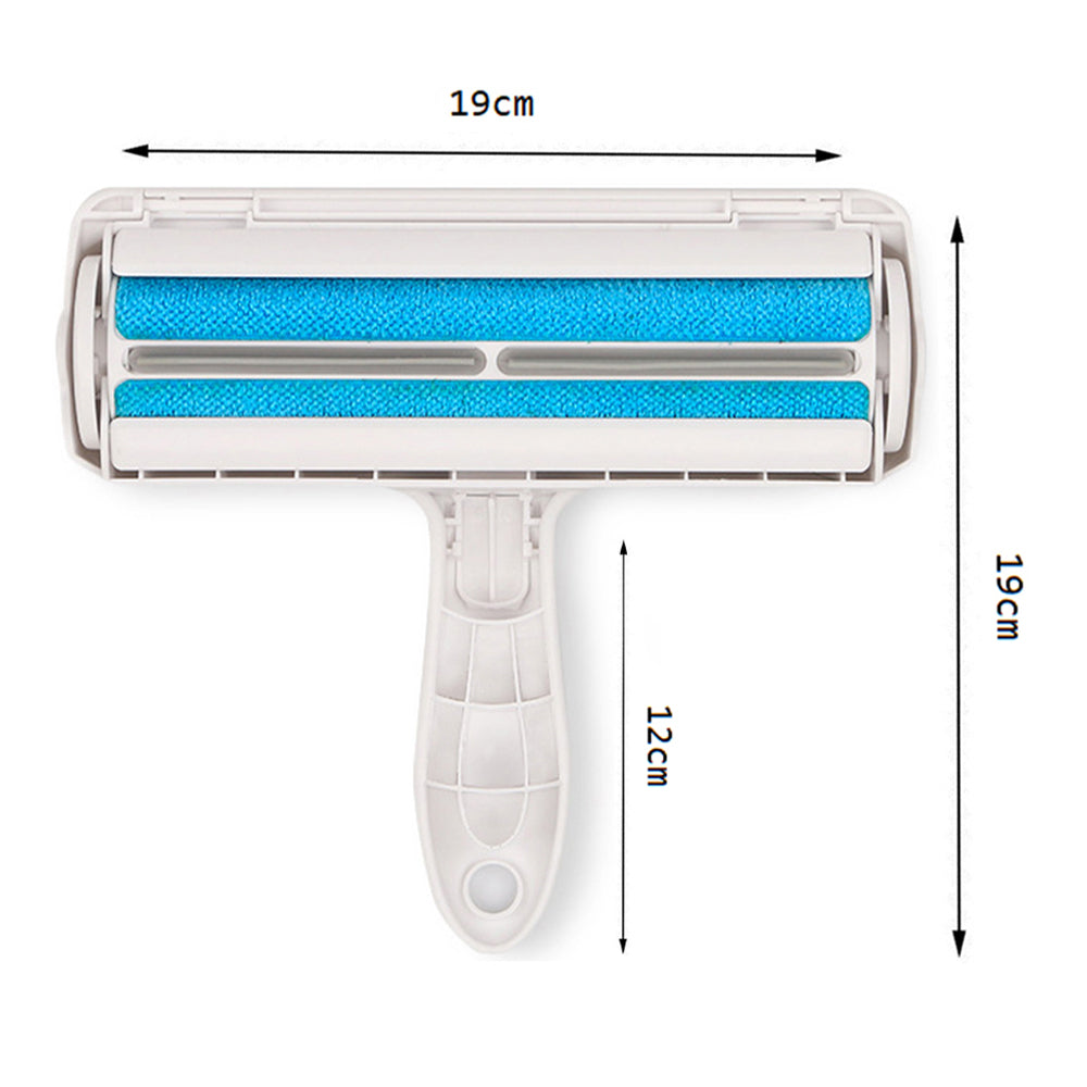 One-Handed Lint Removal Pet Hair Remover Roller - Blue - The Grand Bazaar of Australia