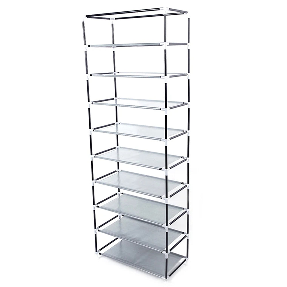 Nonwovens Fabric Dustproof Multilayer Shoes Cabinet Organizer in Black and Grey - The Grand Bazaar of Australia