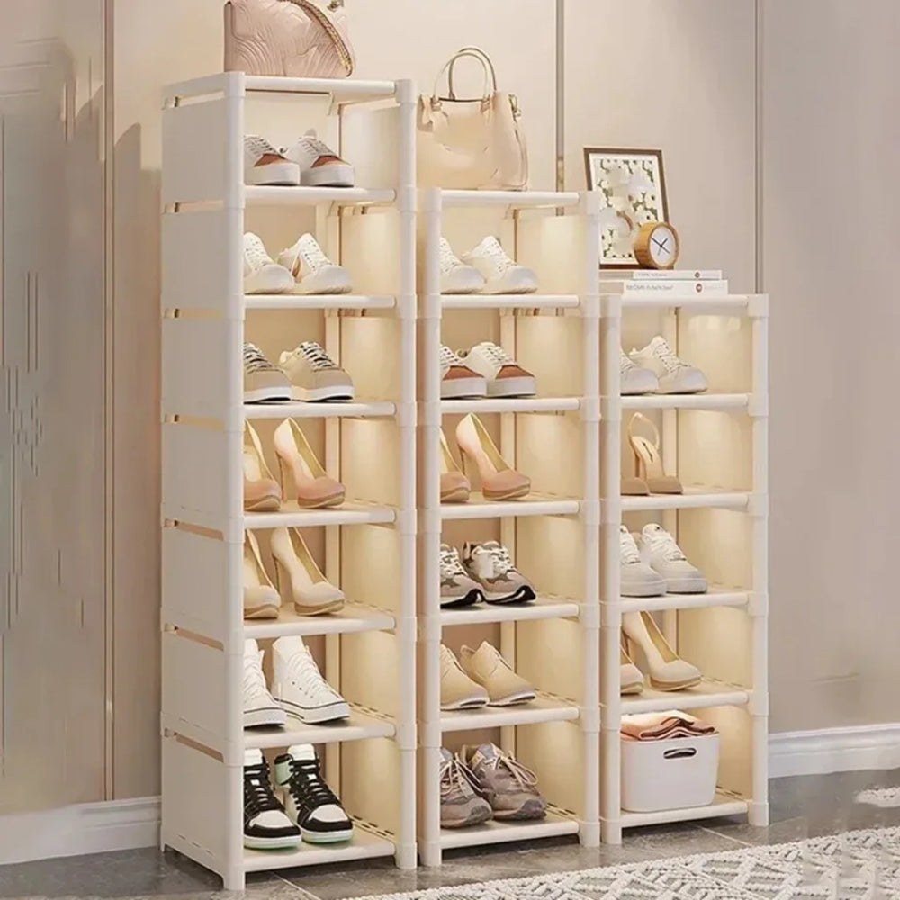 Adjustable Stackable Shoe Organizer Rack for Wall Corner - The Grand Bazaar of Australia
