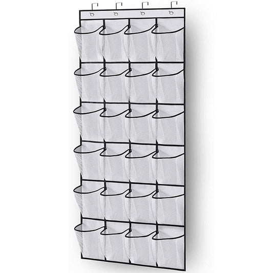 24 Grid Wall-Mounted Sundries Organizer with Mesh Pocket - The Grand Bazaar of Australia