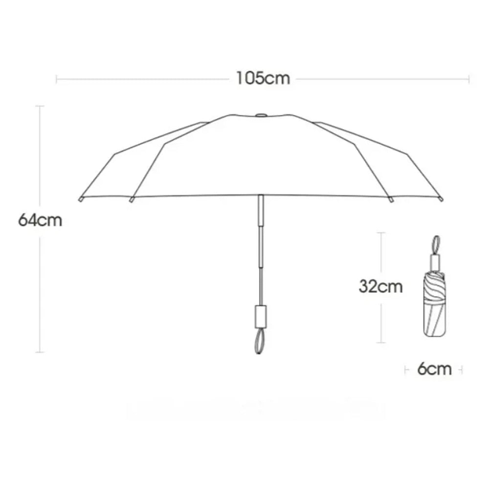 72 Bone Sunshade UV Protection Reverse Automatic Folding Umbrella - The Grand Bazaar of Australia