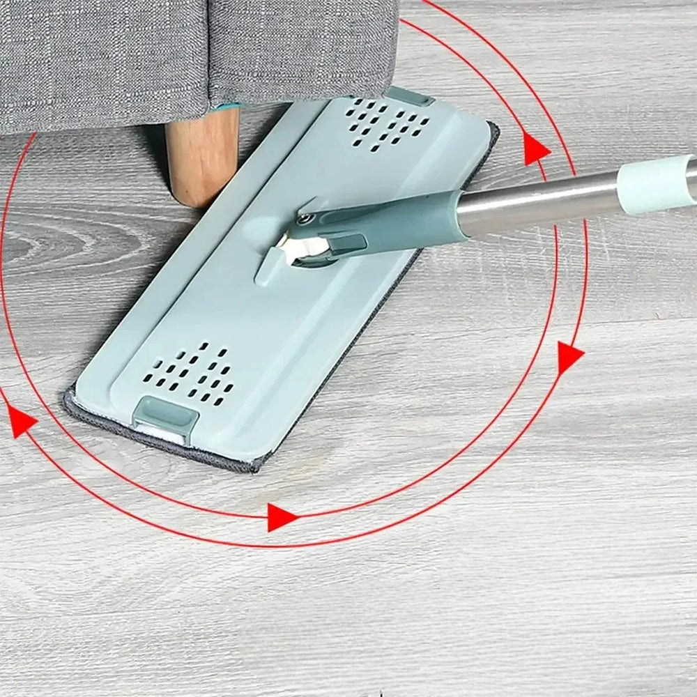 Wet or Dry Usage Hands-Free Mopping System with Bucket and Microfiber Pads - The Grand Bazaar of Australia