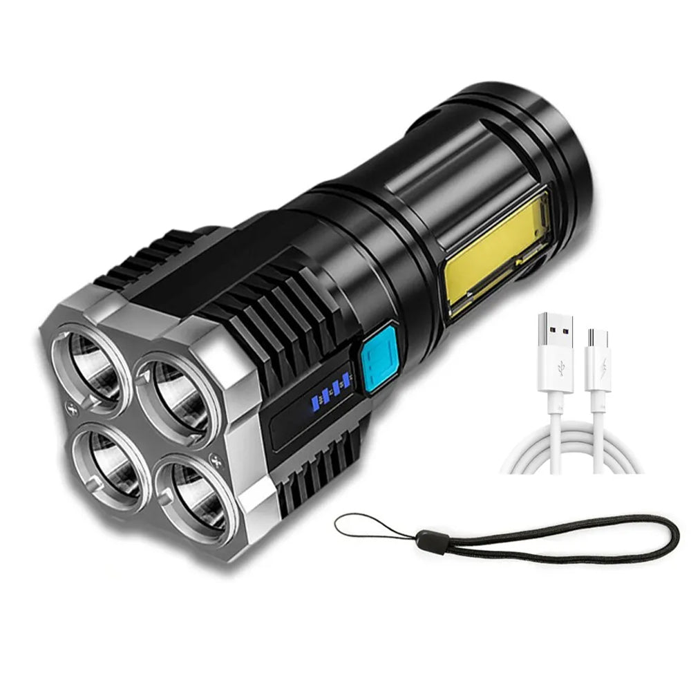 High Power Rechargeable LED Camping Torch - The Grand Bazaar of Australia