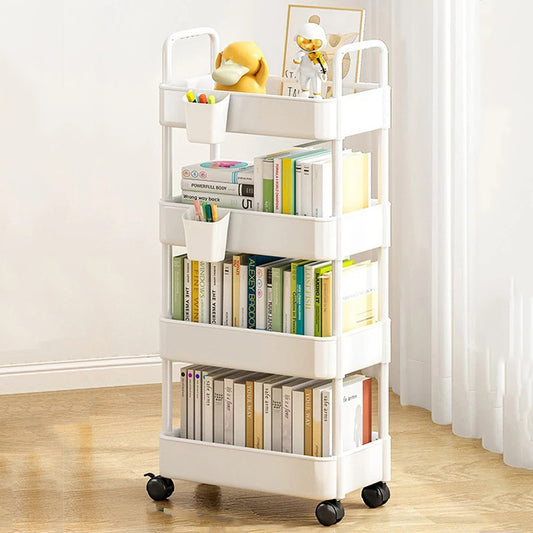 Versatile Rolling Storage Cart with Multiple Shelves and Wheels - The Grand Bazaar of Australia