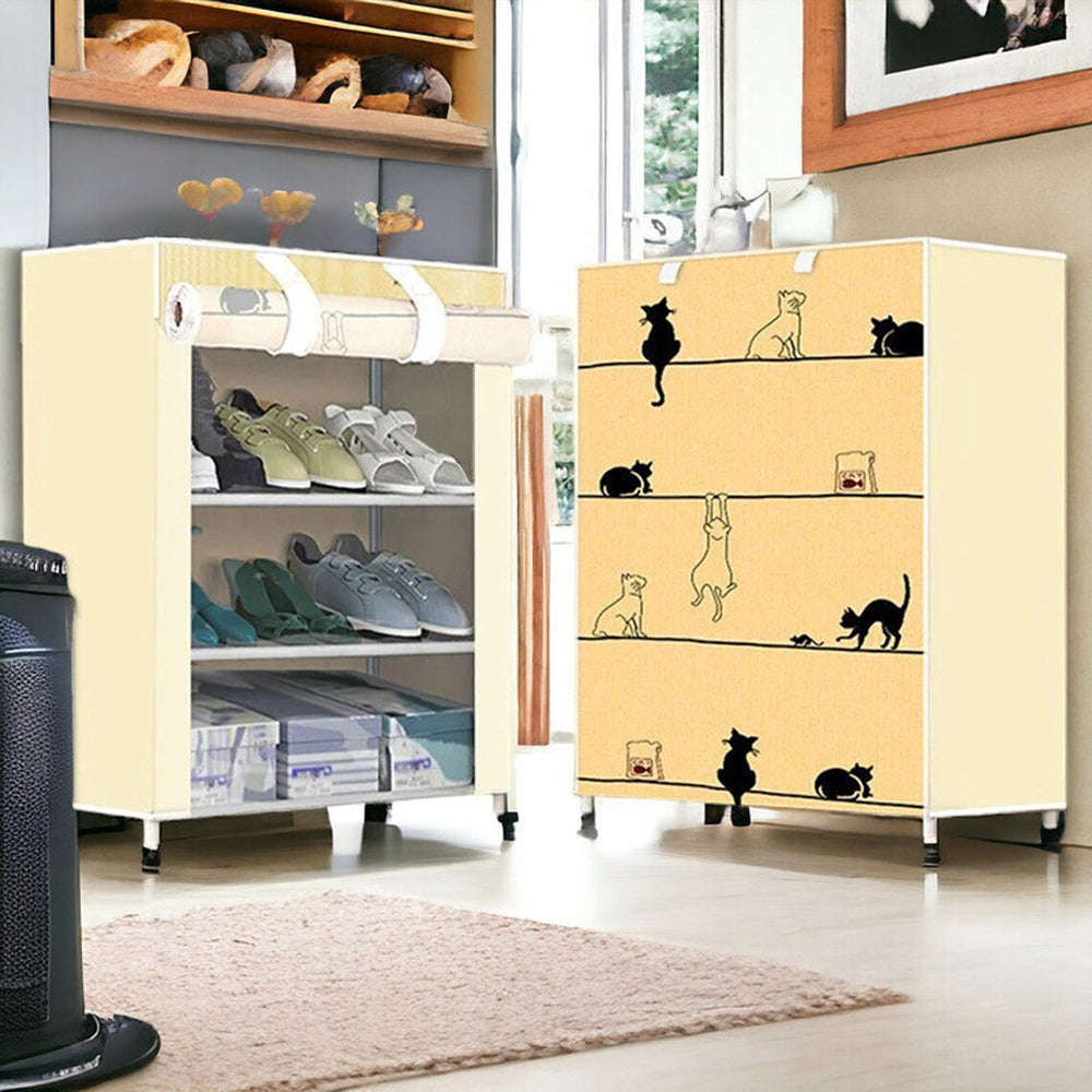 Nonwovens Fabric Dustproof Multilayer Shoes Cabinet Organizer for Simple Storage and Organization - The Grand Bazaar of Australia