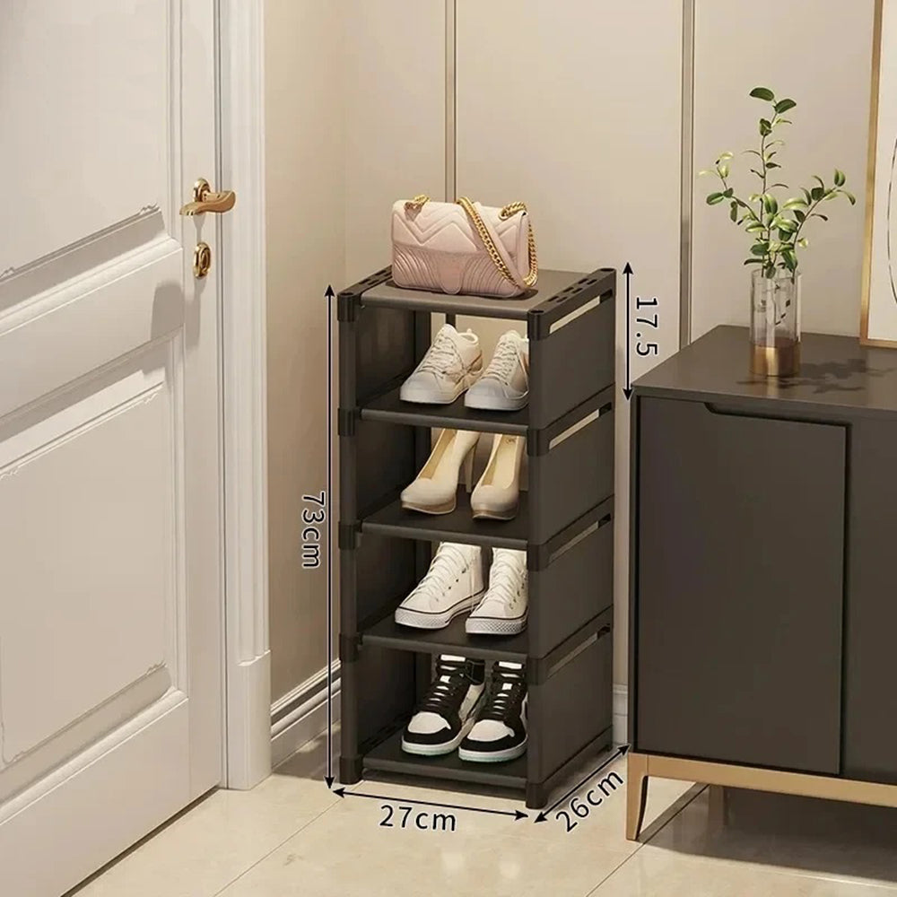 Adjustable Stackable Shoe Organizer Rack for Wall Corner - The Grand Bazaar of Australia