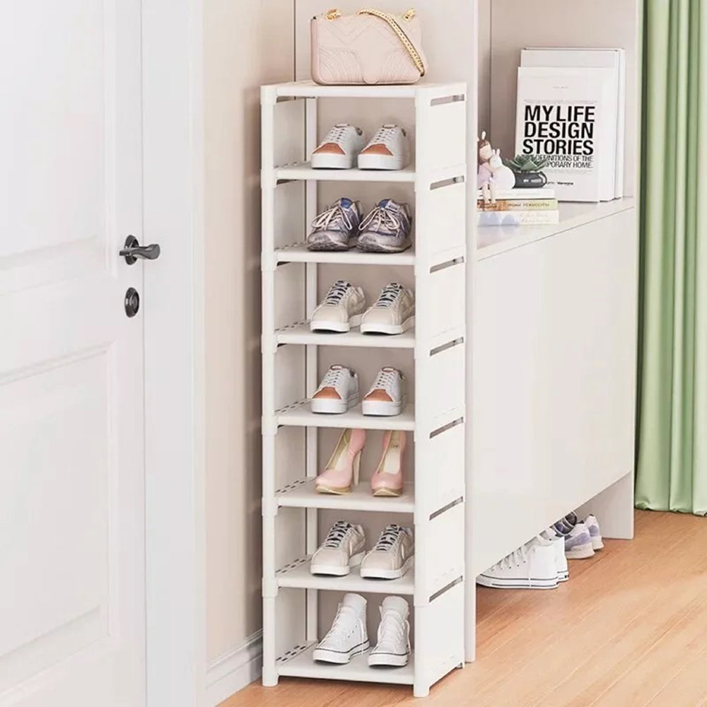 Adjustable Stackable Shoe Organizer Rack for Wall Corner - The Grand Bazaar of Australia