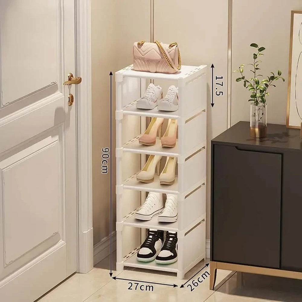 Adjustable Stackable Shoe Organizer Rack for Wall Corner - The Grand Bazaar of Australia