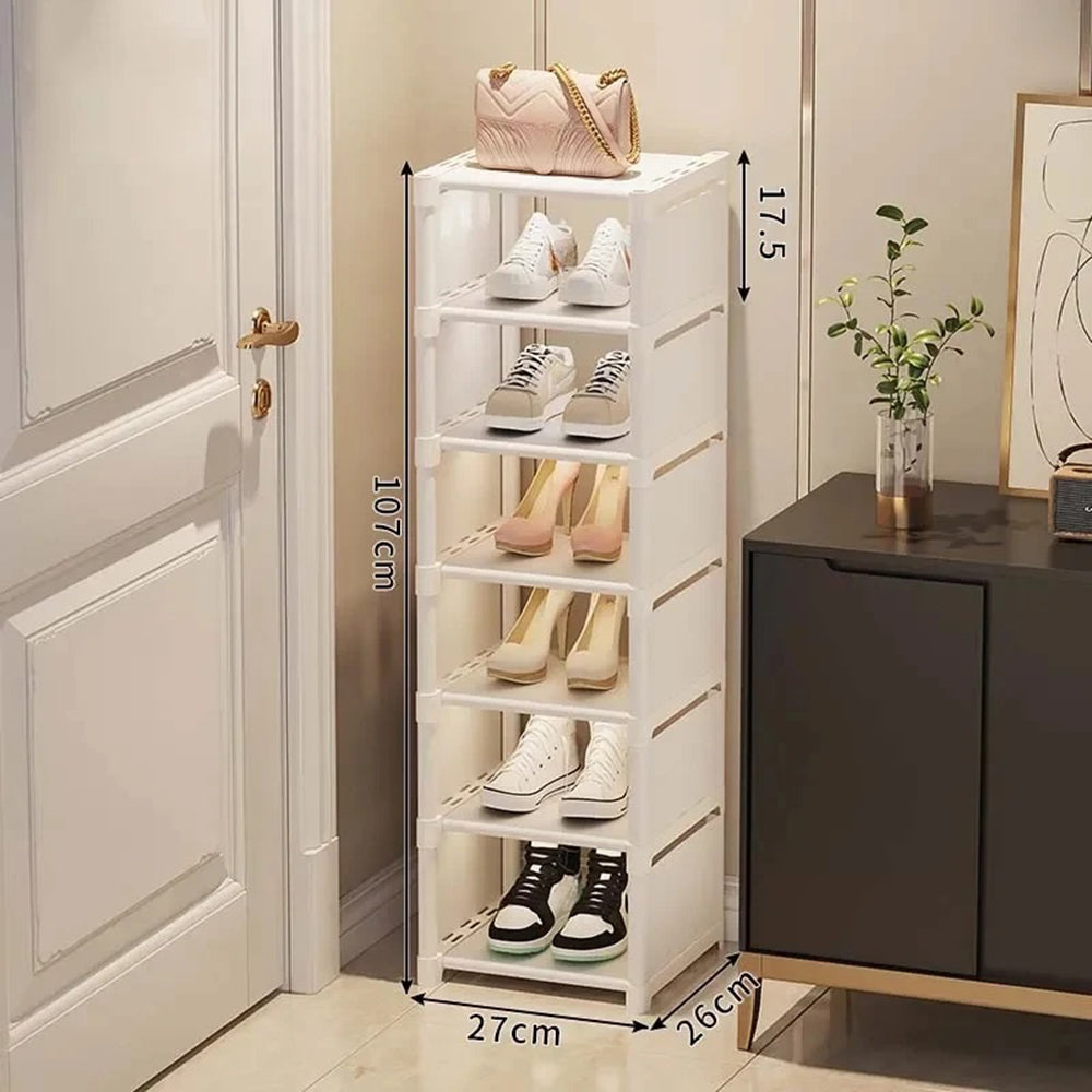 Adjustable Stackable Shoe Organizer Rack for Wall Corner - The Grand Bazaar of Australia