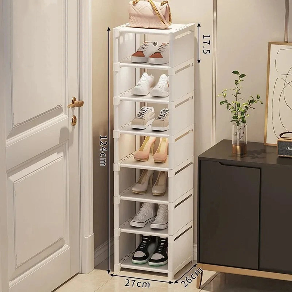 Adjustable Stackable Shoe Organizer Rack for Wall Corner - The Grand Bazaar of Australia