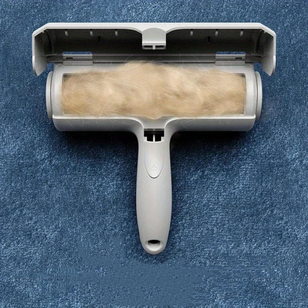 One-Handed Lint Removal Pet Hair Remover Roller - Blue - The Grand Bazaar of Australia