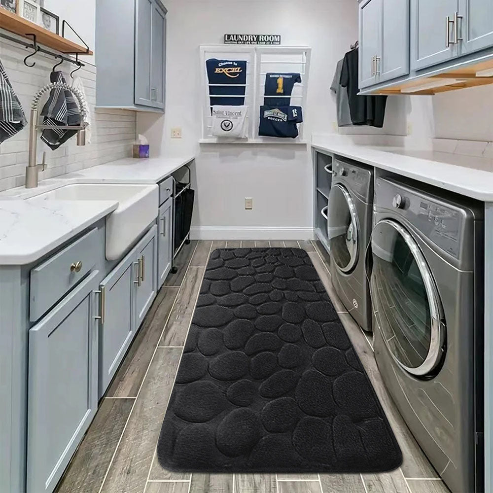 Cobblestone Design Quick Drying 3D Non-Slip Bath Mat - The Grand Bazaar of Australia