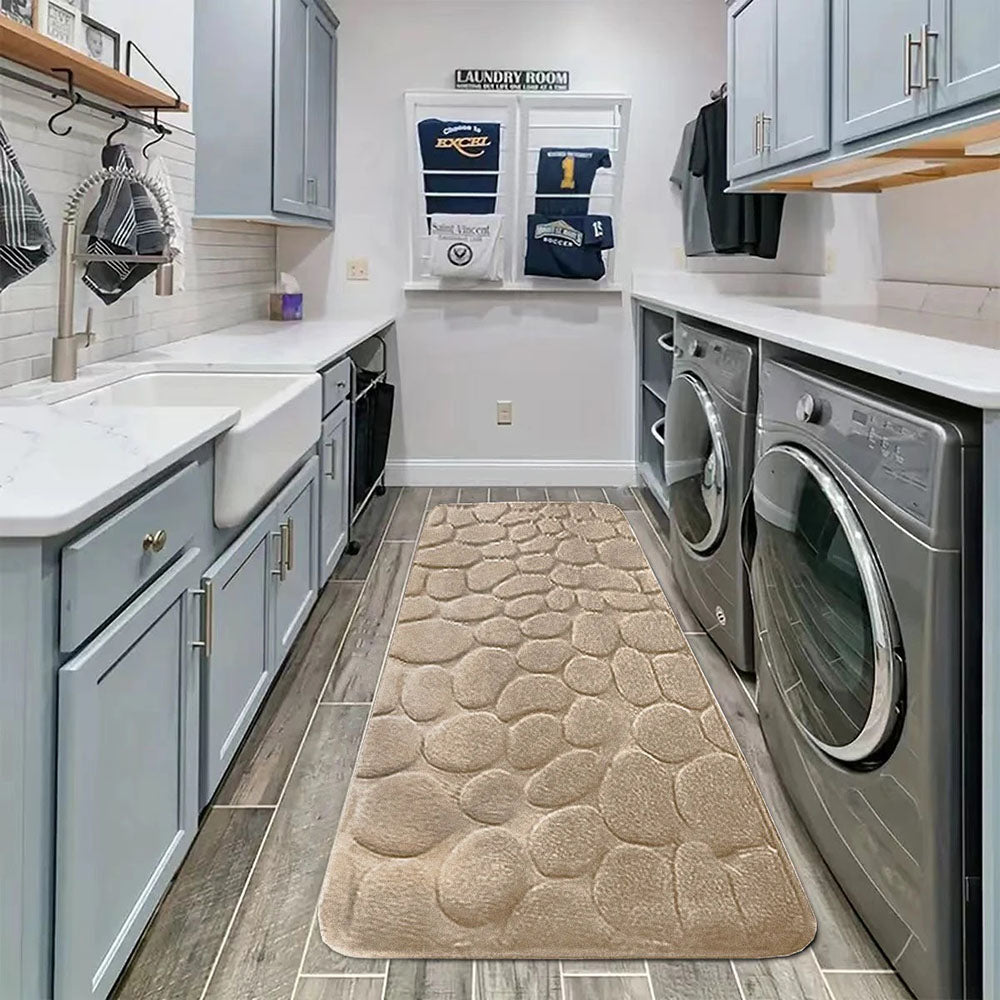 Cobblestone Design Quick Drying 3D Non-Slip Bath Mat - The Grand Bazaar of Australia