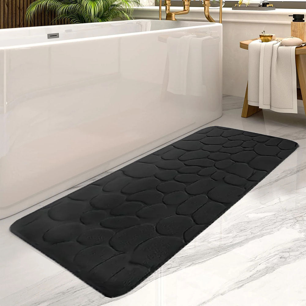 Ultra Absorbent Long Bathroom Floor Mat Anti-Slip Bathtub Rug for Home Decoration - The Grand Bazaar of Australia
