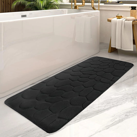 Ultra Absorbent Long Bathroom Floor Mat Anti-Slip Bathtub Rug for Home Decoration - The Grand Bazaar of Australia