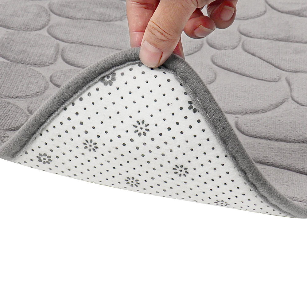 Ultra Absorbent Long Bathroom Floor Mat Anti-Slip Bathtub Rug for Home Decoration - The Grand Bazaar of Australia