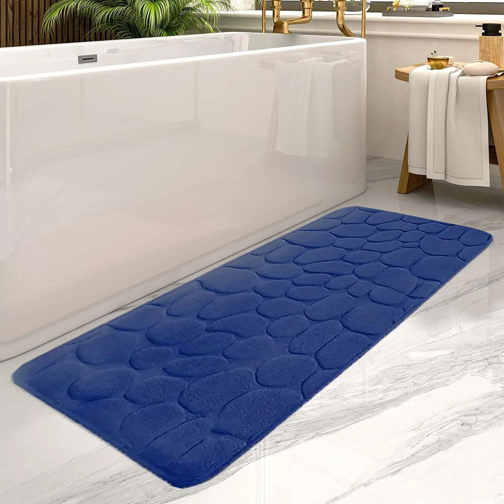 Ultra Absorbent Long Bathroom Floor Mat Anti-Slip Bathtub Rug for Home Decoration - The Grand Bazaar of Australia