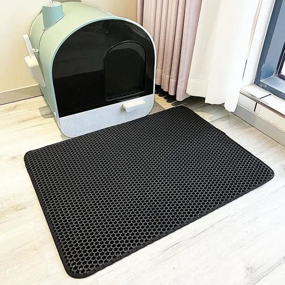 Double Layer Waterproof Cat Litter Mat Non-slip Washable Cat Sand Mat - The Grand Bazaar of Australia