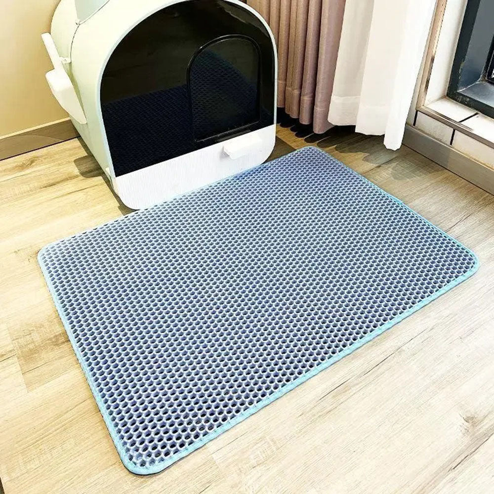 Double Layer Waterproof Cat Litter Mat Non-slip Washable Cat Sand Mat - The Grand Bazaar of Australia