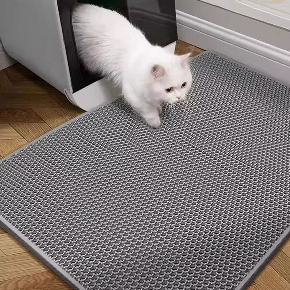 Double Layer Waterproof Cat Litter Mat Non-slip Washable Cat Sand Mat - The Grand Bazaar of Australia