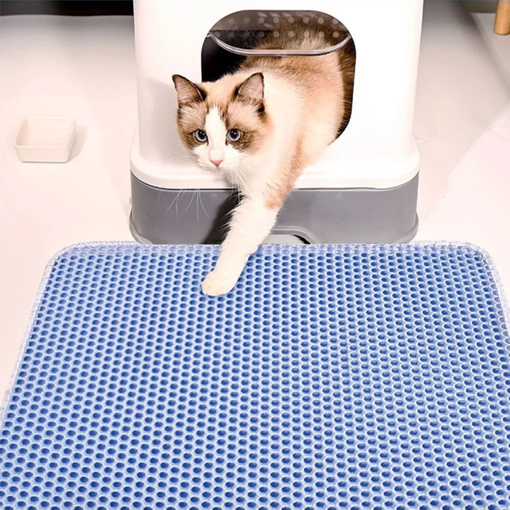 Double Layer Waterproof Cat Litter Mat Non-slip Washable Cat Sand Mat - The Grand Bazaar of Australia