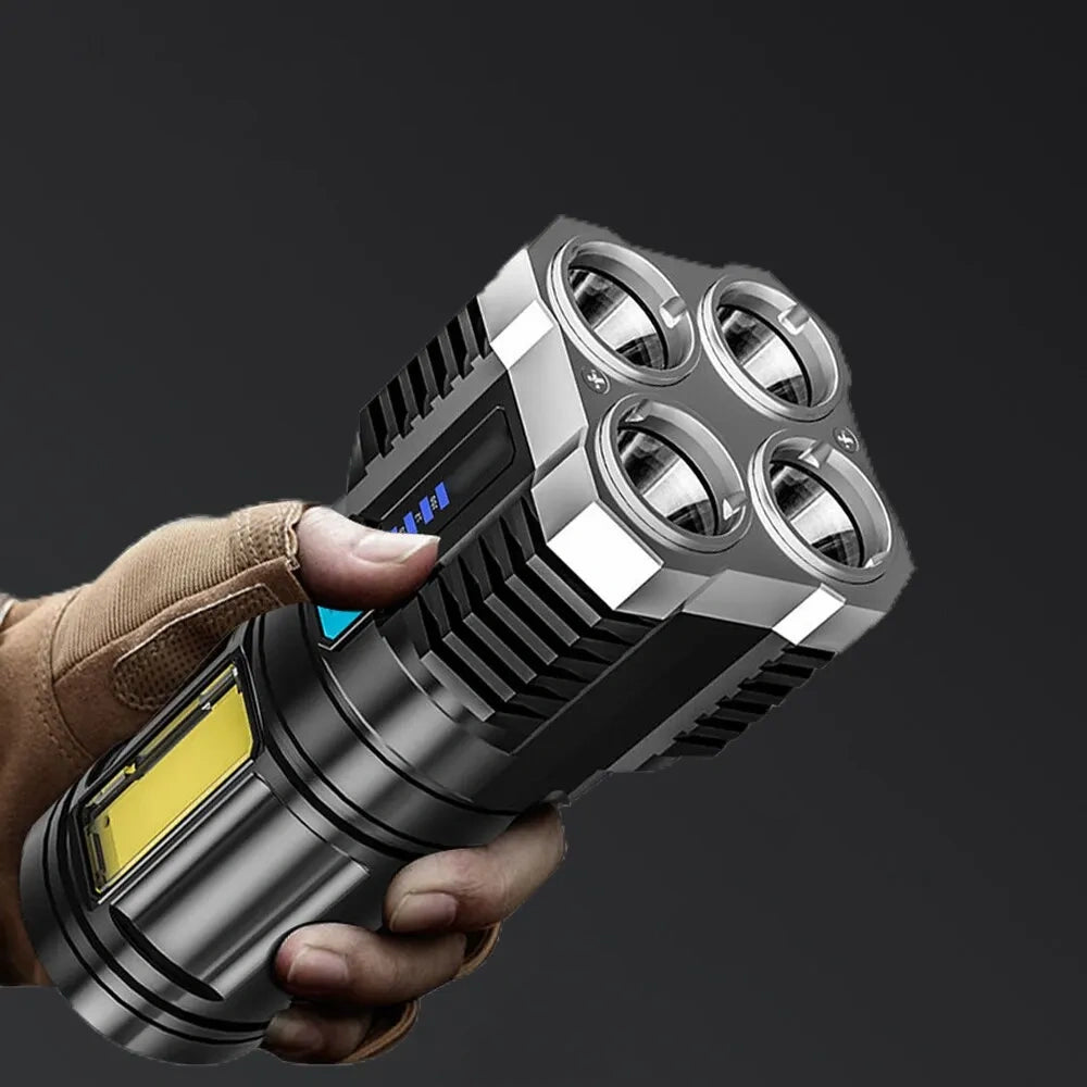 High Power Rechargeable LED Camping Torch - The Grand Bazaar of Australia