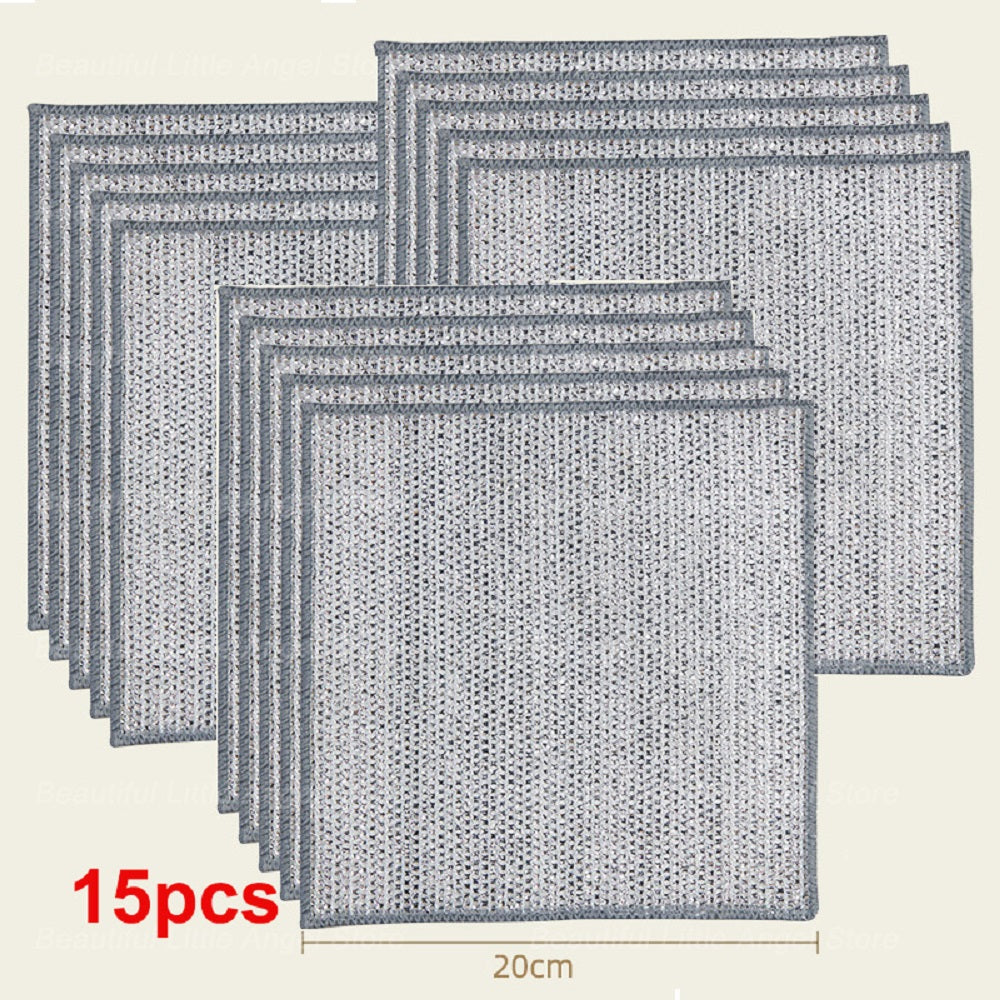 Double-layer Steel Wire Cloth Cleaning Cloths - The Grand Bazaar of Australia