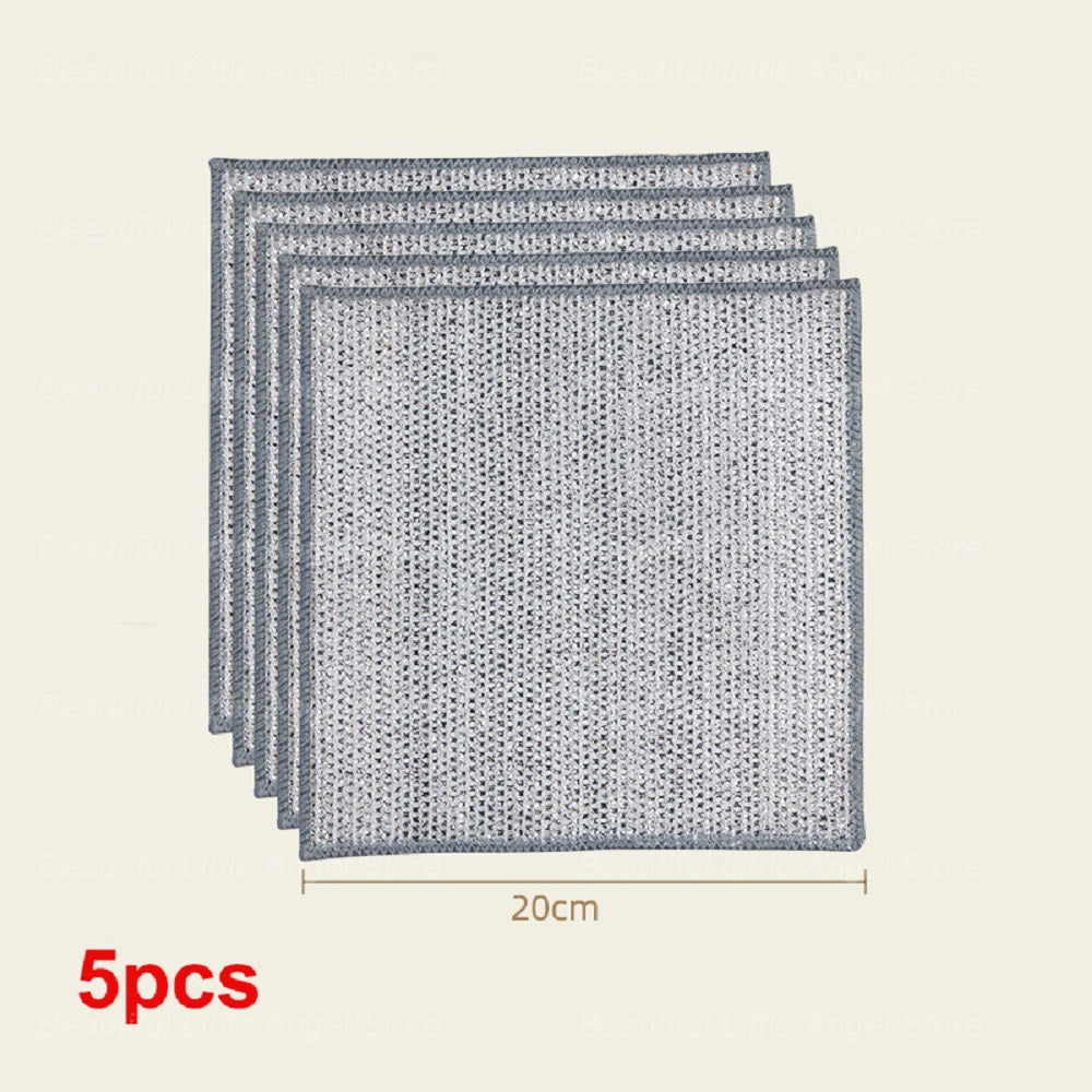 Double-layer Steel Wire Cloth Cleaning Cloths - The Grand Bazaar of Australia