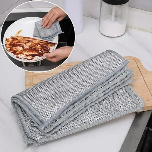 Double-layer Steel Wire Cloth Cleaning Cloths - The Grand Bazaar of Australia