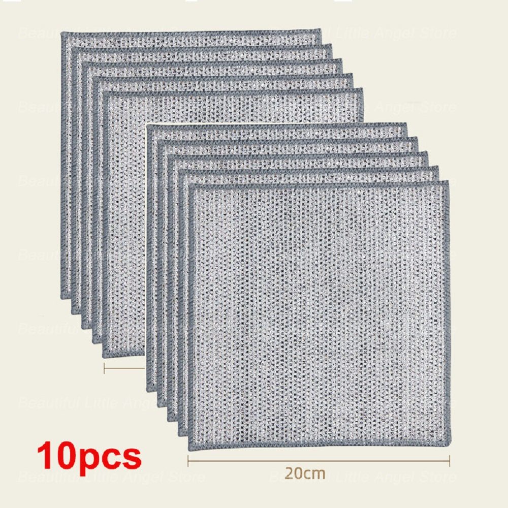 Double-layer Steel Wire Cloth Cleaning Cloths - The Grand Bazaar of Australia