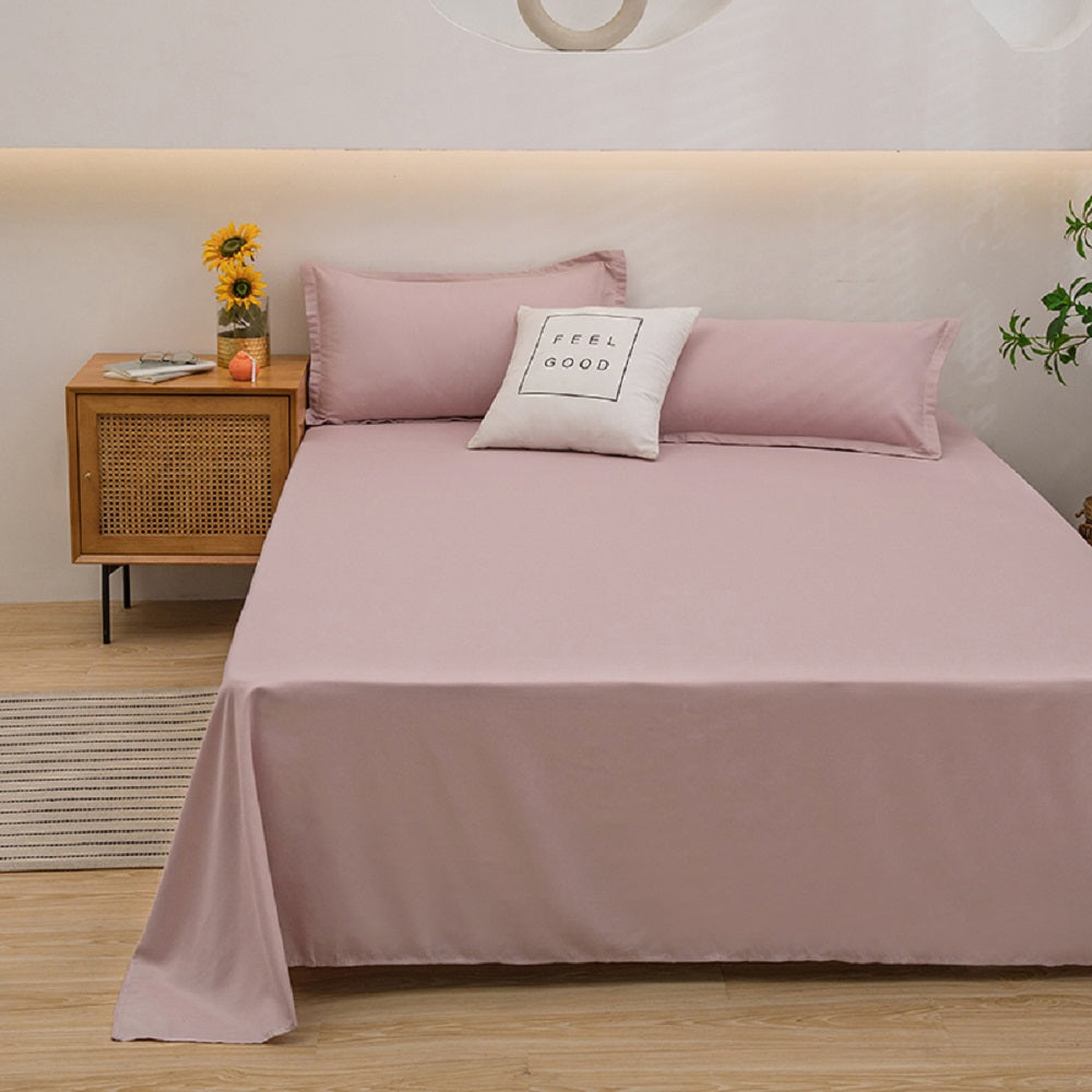 Soft Solid Color Bed Sheet for Double Bed - The Grand Bazaar of Australia