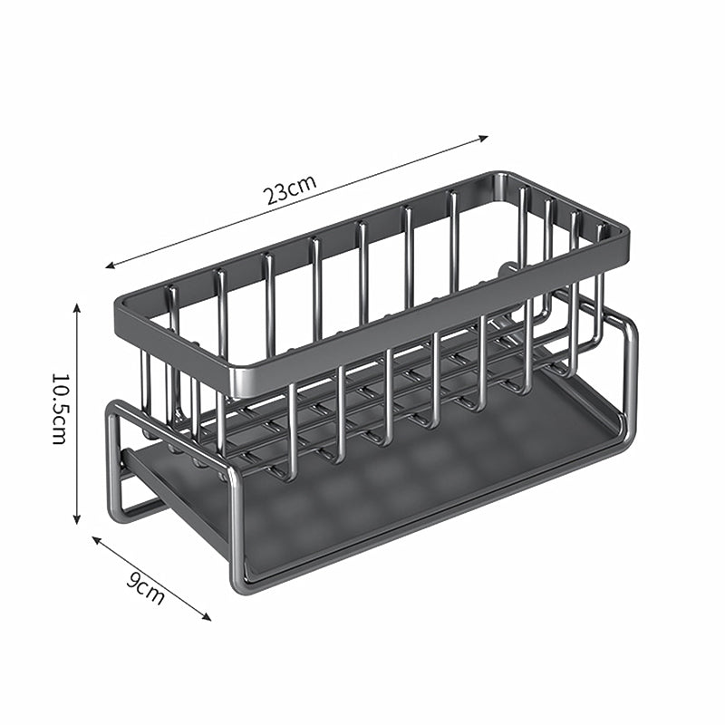 Multi-Functional Stainless Steel Sink Organizer with Drain Rack - The Grand Bazaar of Australia