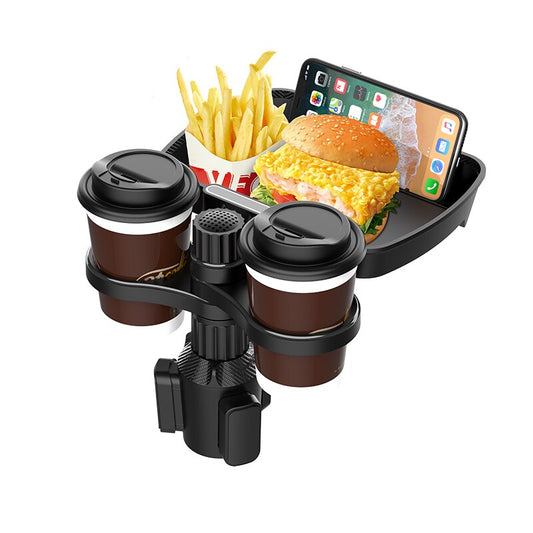 Vehicle 360° Rotating Multifunctional Car Seat Dual Cup Holder - The Grand Bazaar of Australia