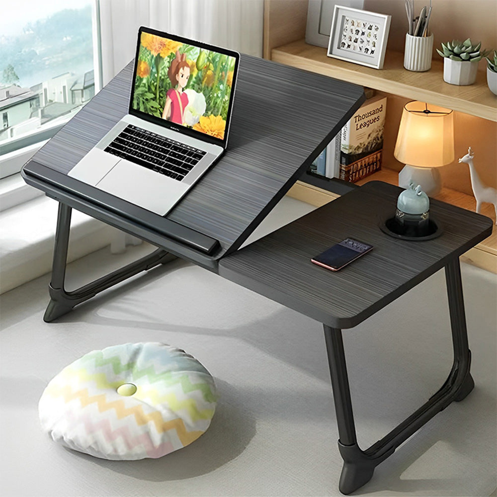 COMFEYA Adjustable Laptop Desk for Bed or Couch - Ergonomic Lap Desk with Cup Holder - The Grand Bazaar of Australia