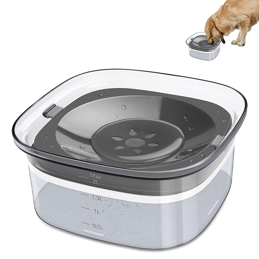 PETSWOL 2L No Spill Dog Bowl | Large Capacity, Slow Water Feeder for Clean and Healthy Drinking - The Grand Bazaar of Australia