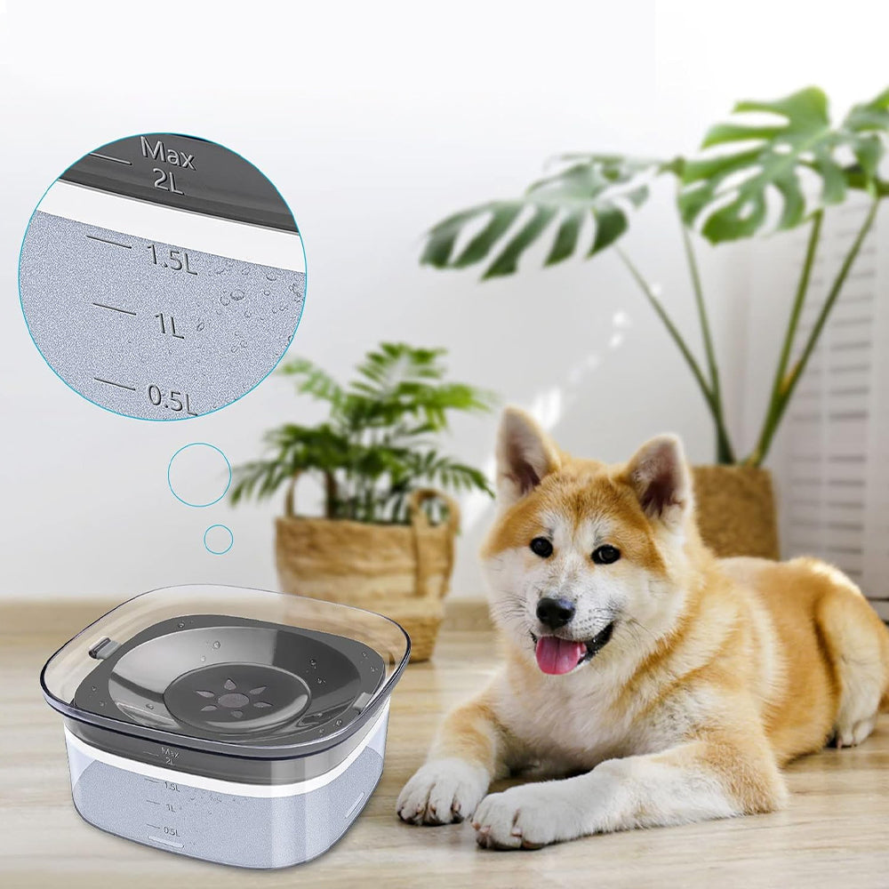 PETSWOL 2L No Spill Dog Bowl | Large Capacity, Slow Water Feeder for Clean and Healthy Drinking - The Grand Bazaar of Australia