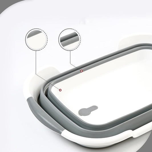 PETSWOL Collapsible Pet Bathtub with Water Drain Plug - The Grand Bazaar of Australia