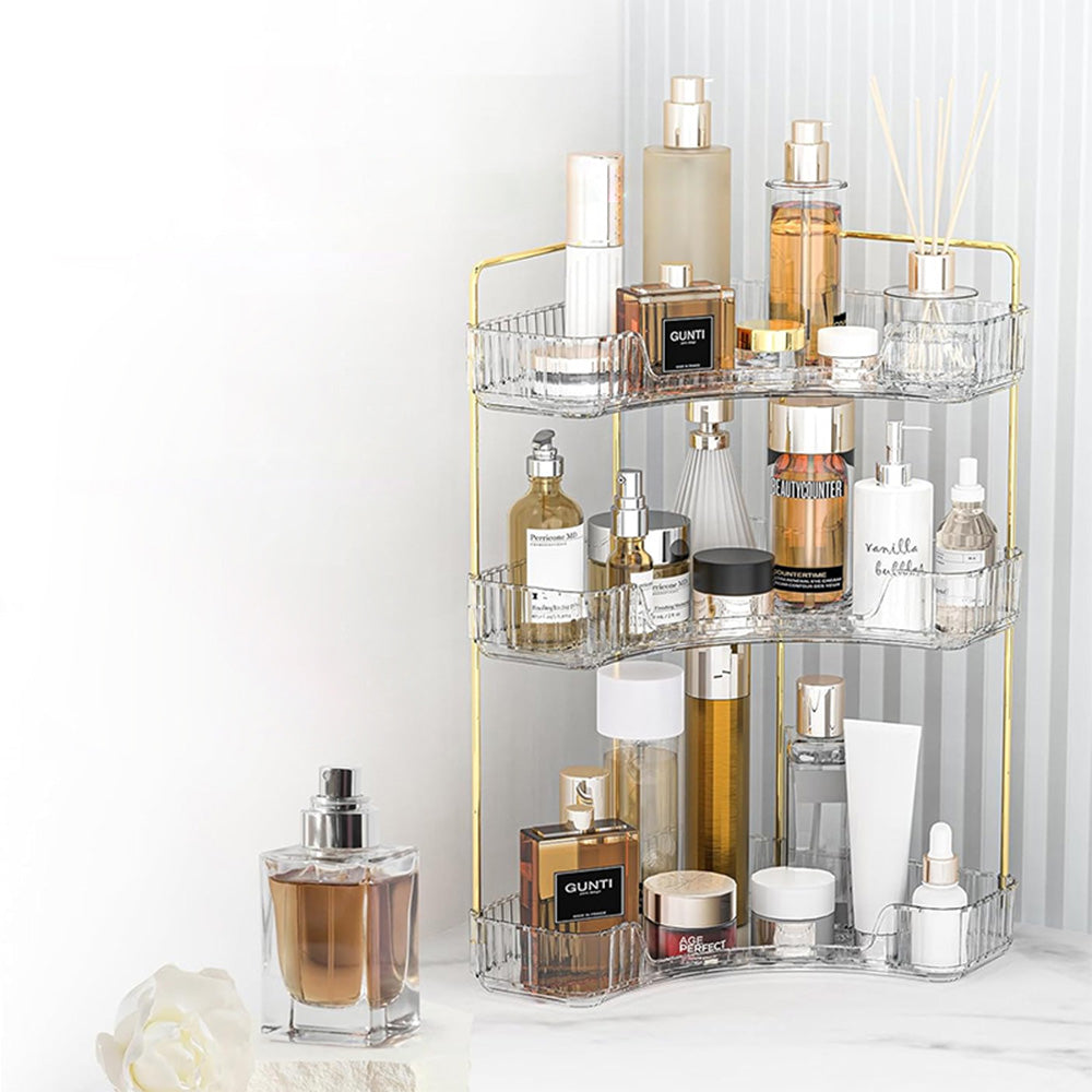 STORFEX 3-Tier Corner Bathroom Counter Organizer - The Grand Bazaar of Australia