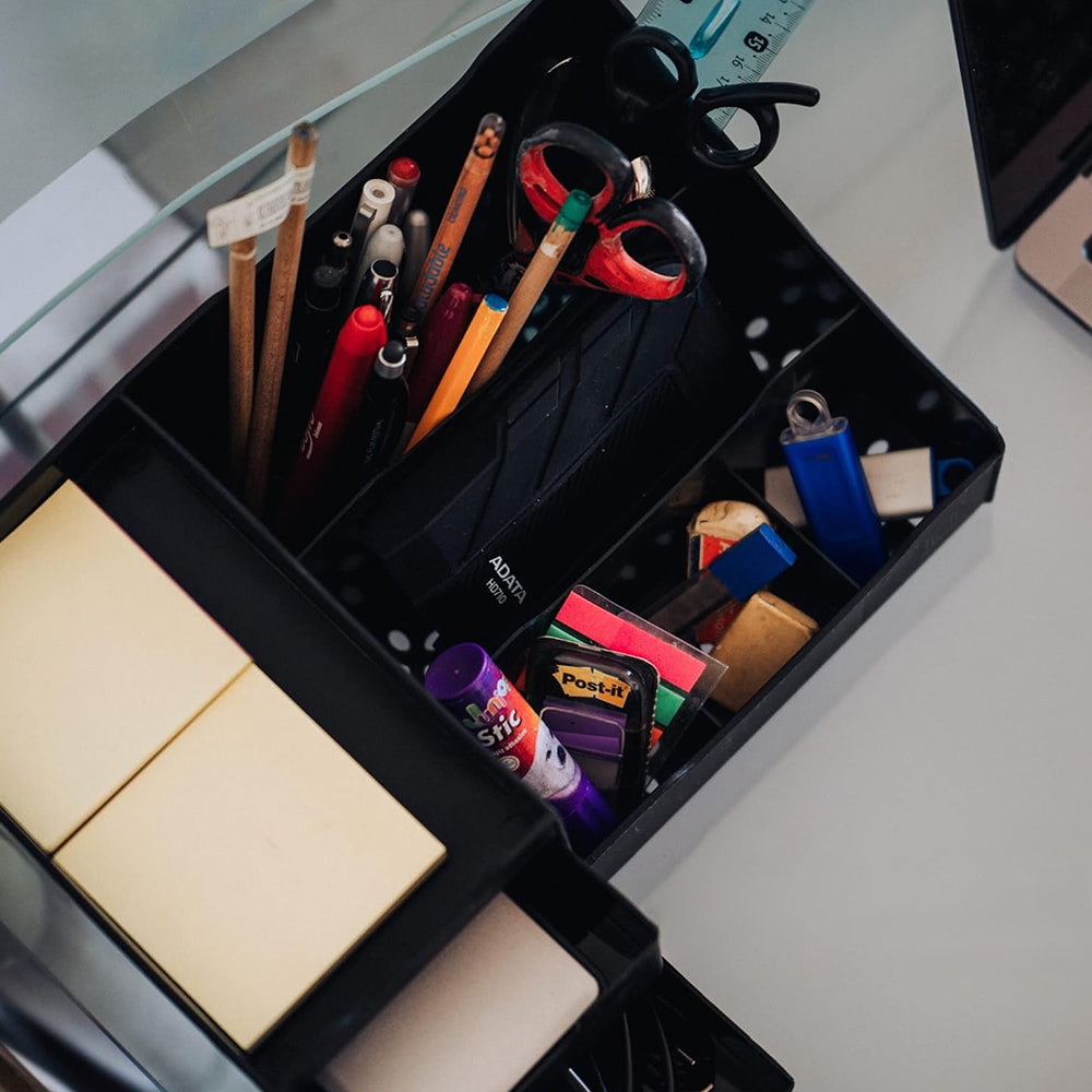 STORFEX Uncluttered Designs Large Black Vanity Organizer - The Grand Bazaar of Australia
