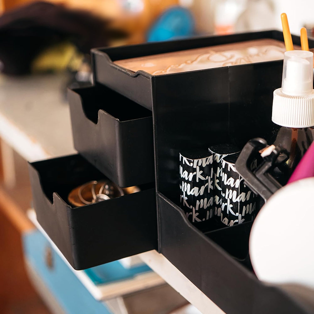 STORFEX Uncluttered Designs Large Black Vanity Organizer - The Grand Bazaar of Australia