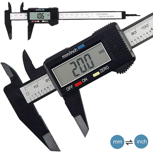 150mm/100mm Carbon Fiber Digital Caliper - The Grand Bazaar of Australia