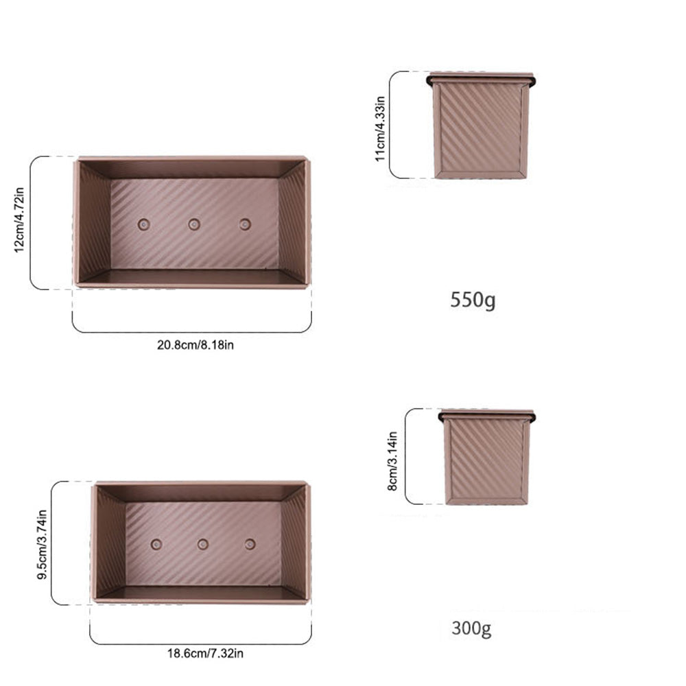 Cake Toast Non-Stick Rectangle Loaf Pan Baking Mould - The Grand Bazaar of Australia