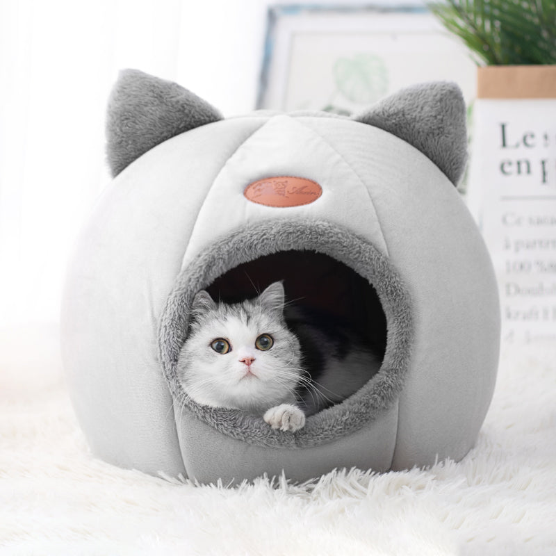 Deep Sleep Comfort In Winter Cat Tent Cozy Cave Nest - The Grand Bazaar of Australia