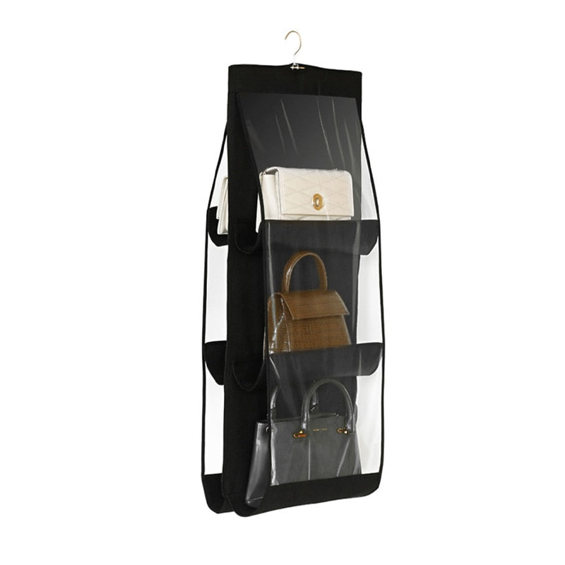 6-Pocket Foldable Hanging Organizer for Handbags - The Grand Bazaar of Australia